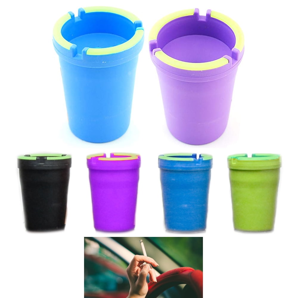 2 jumbo butt bucket ashtray cigarette extinguishing car cup ash holder portable discount