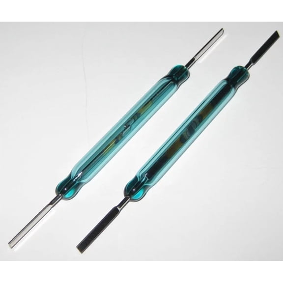 2 X Large Magnetic Reed Switch - Spst - 1A - 100V - 82Mm L X 5Mm Dia. - 1 Amp