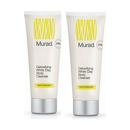 Murad Detoxifying White Clay Gel Body Cleanser, 6.75 Oz (Pack of 2)