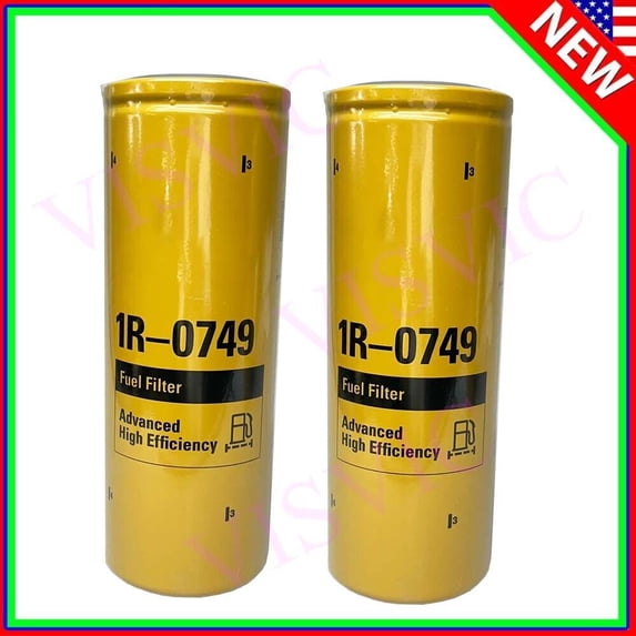 2 X NEW 1R-0749 FUEL FILTER For CATERPILLAR OEM 1R0749 US STOCK