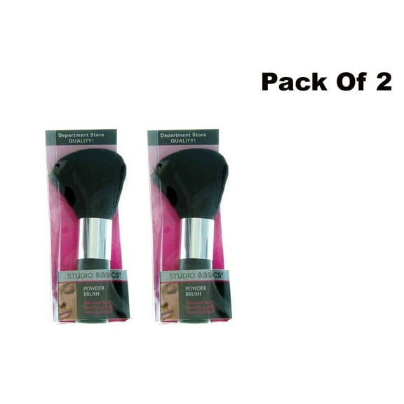 2 X  Pack Studio Basics Powder Brush, Original