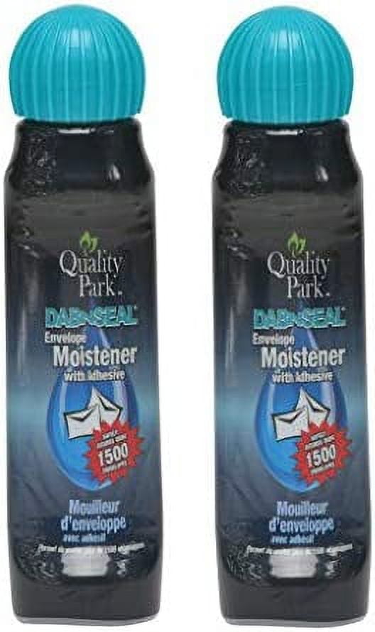 Quality Park Envelope Moistener with Adhesive, 50ml, Clear, 4-Pack