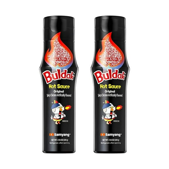 2 X Samyang Buldak Spicy Chicken Hot Sauce 7.05 oz each