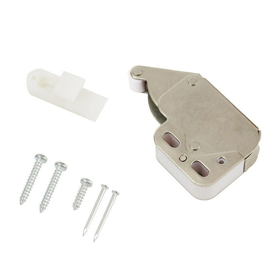 2 X Spring Loaded Mini Tip Catch Caravan/Boat Cupboard/Door Cabinet Latch Lock