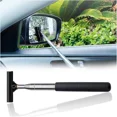thumbnail image 1 of 2 X Window Squeegee Windshields Long Handle Cleaning Tool Adjustable Wiper, 1 of 6