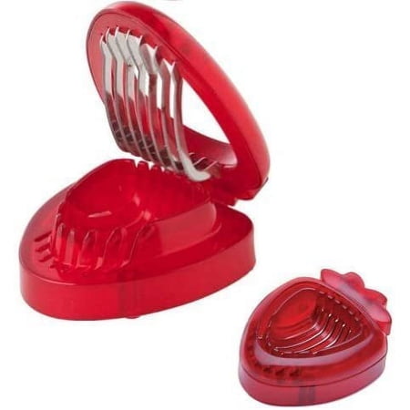 2 X Wisedeal Stainless Steel Joie Simply Slice Strawberry Slicer