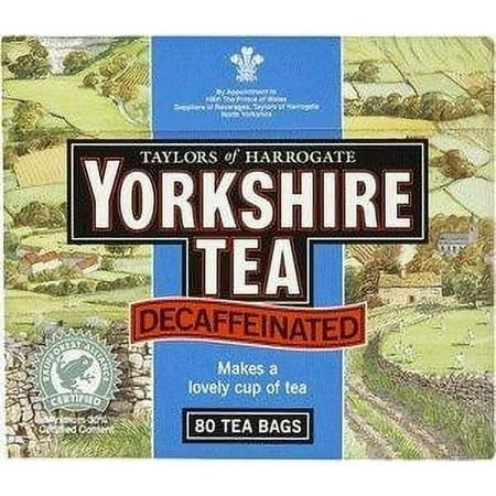2 X Yorkshire Decaffeinated Tea, 80 Teabags