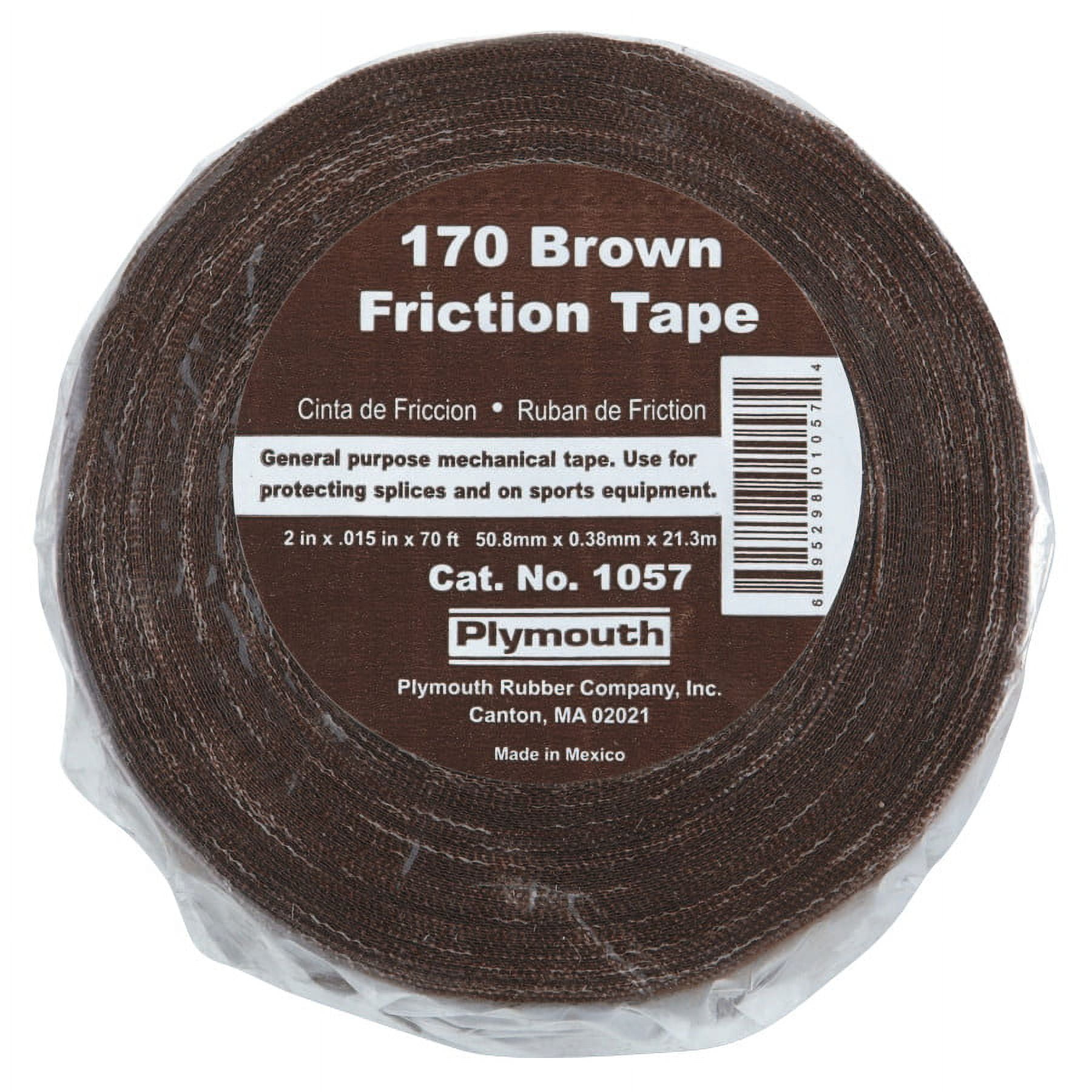 2"X70' 170 BROWN FRICTION TAPE
