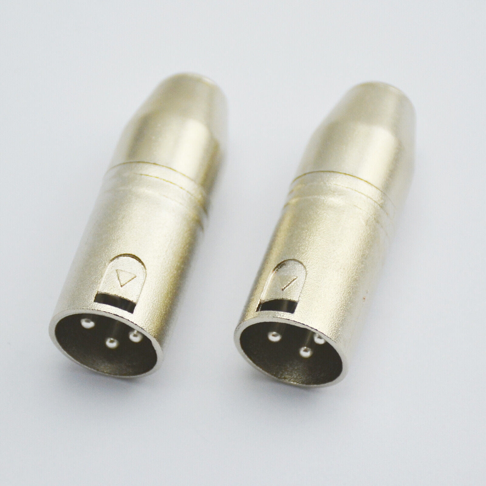 2* XLR Male to Mini XLR Male Adapter with 3 Pin - Suitable for ...