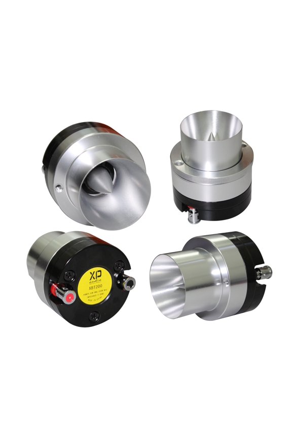 2 XP Audio XBT200 1 Inch Titanium Bullet High Compression  Super Tweeter for Car, Van, ATV, UTV, Marine, Boat, Motorcycle, Motorsports, and Competition