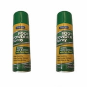 2 XtraCare Foot Powder Spray With Corn Starch Odor Control Soothing Wetness Control 3 oz Each