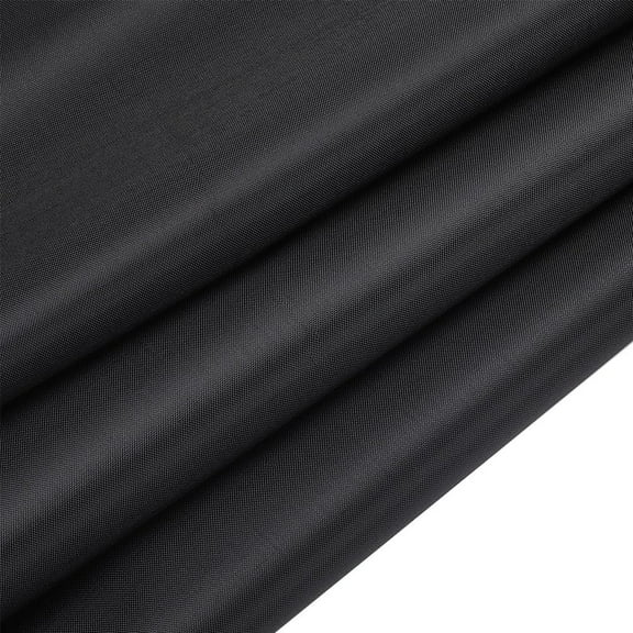 2 Yard 210 Denier Canvas Fabric 59" Wide Polyester Outdoor Waterproof UV Sun Protection Canvas Fabric for DIY Project Outdoor Awning Tent Umbrella Tarp Upholstery Black DIY