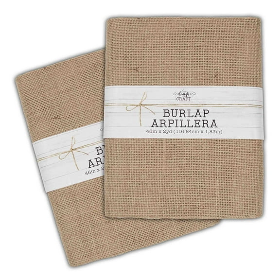 2 Yard X 46" Precut Natural, Fine Weave, 2 Pack