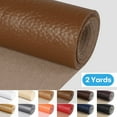 thumbnail image 1 of Lovote 2 Yards 54" Wide Vinyl Faux Leather Fabric Cotton Back Home Decor Fabric for Hand Crafts DIY Craft Upholstery, 1 of 6