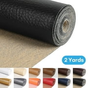 2 Yards 54" Wide Vinyl Faux Leather Fabric Cotton Back Home Decor Fabric for Hand Crafts DIY Craft Upholstery