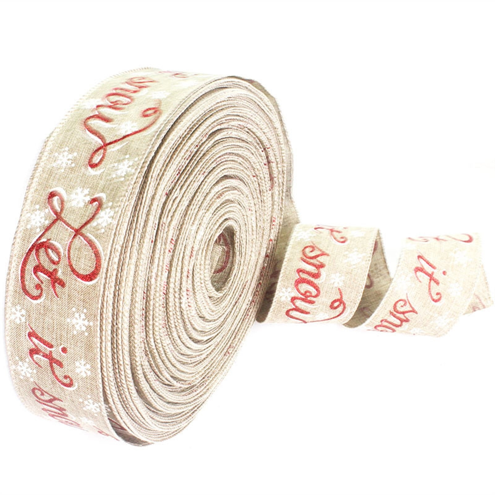 2 Yards 63mm Jute Burlap Ribbons DIY Handmade Crafts Hessian Twine Rope ...