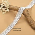 thumbnail image 1 of 2 Yards/Lot 38 Styles 10-35mm Apparel Sewing Fabric Ivory Cream Trim Cotton Crocheted Lace Fabric Ribbon Handmade Accessories-2 Yards / Style-04, 1 of 44