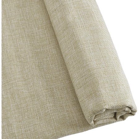2 Yards Thick Canvas Upholstery Fabric 58 Inch Width Premium Polyester Material DIY Sofa Accessories for Home Decor Furniture Reupholstering Craft Projects (Beige)