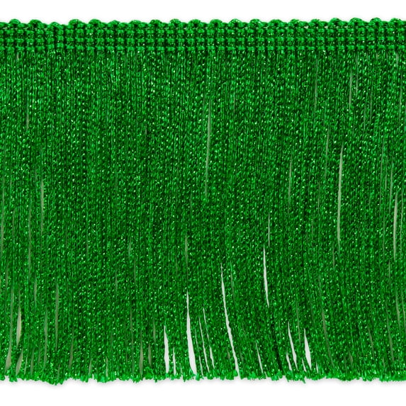 2 Yards of 4" Metallic Chainette Fringe Trim