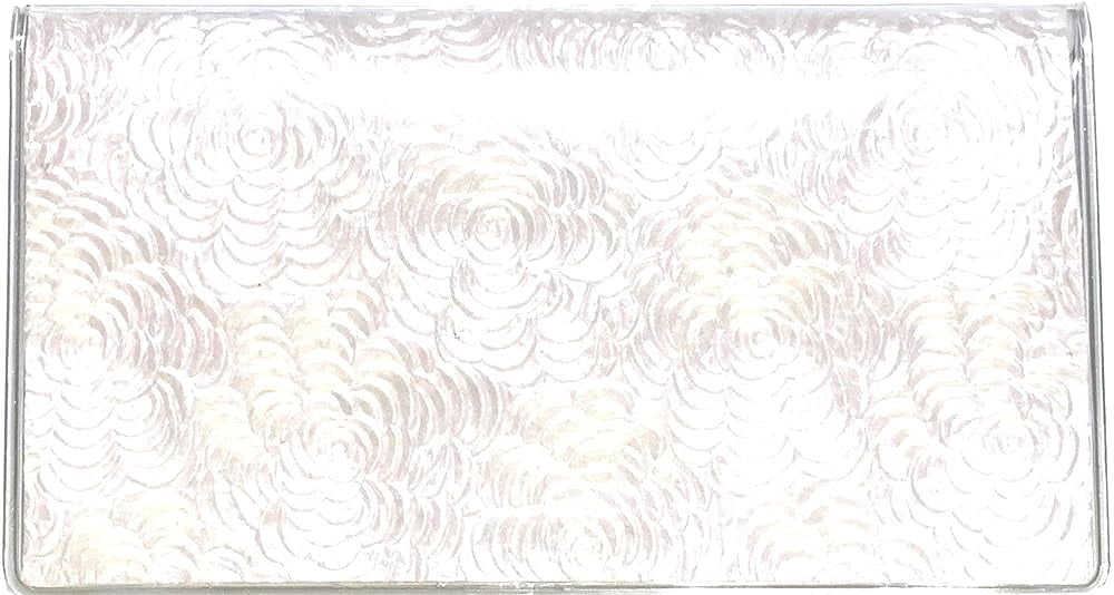 2 Year 2024 2025 Pocket Calendar Planner with Note Pad (White Rose