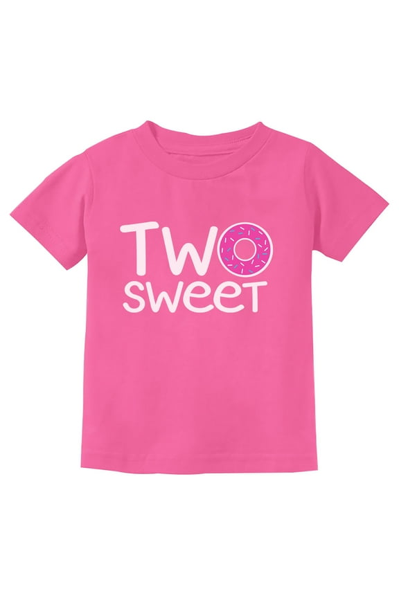 2 Year Old Birthday Shirt Two Shirts for Girls 2nd Outfit TWO Sweet Pink 2T