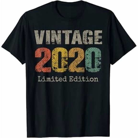 2 Year Old Gifts Vintage 2020 Edition 2nd Birthday T-Shirt