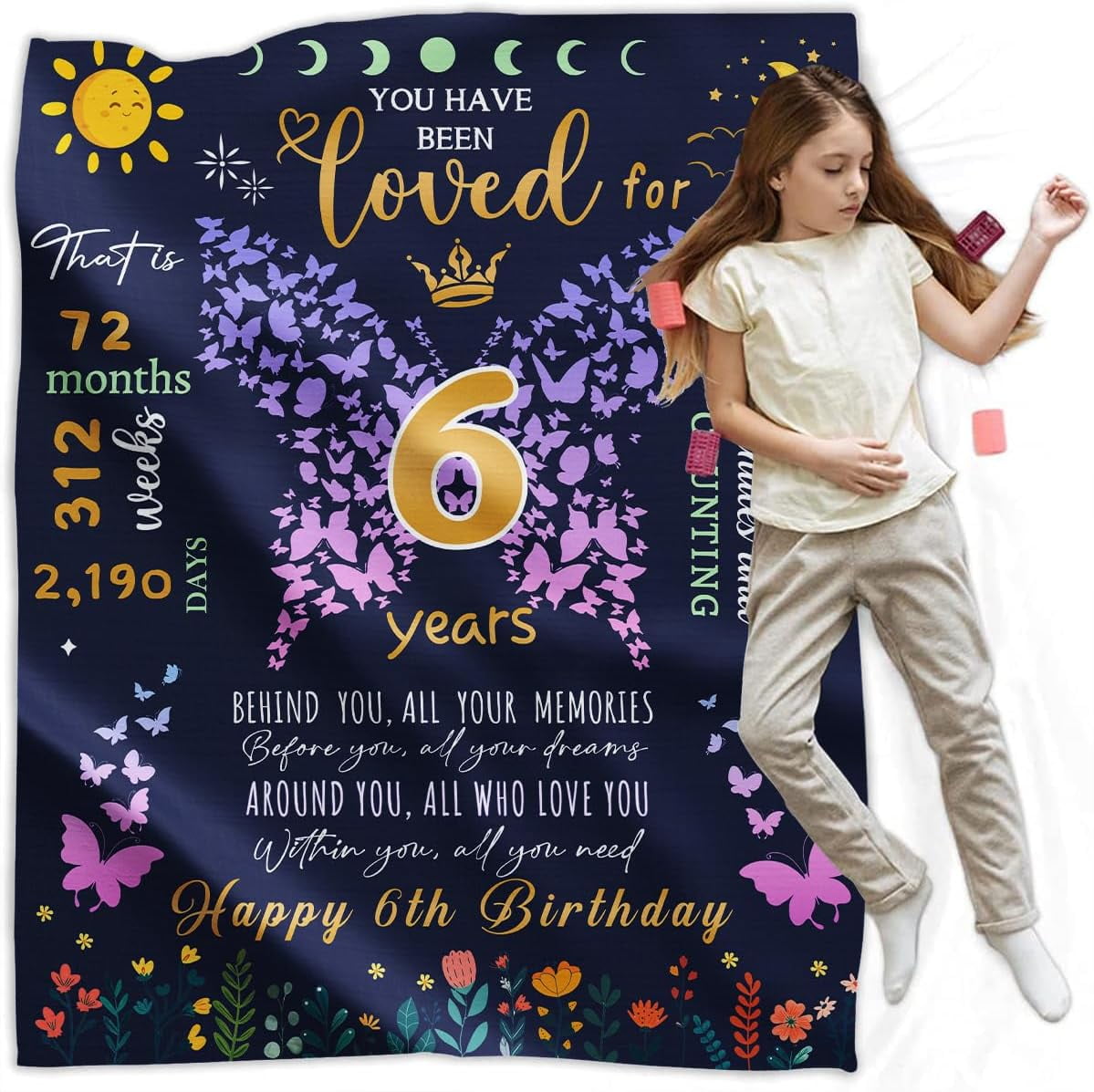 1 Year Old Girl Gifts for 1st Birthday Blanket 1st Birthday Gifts for One Year Old Girl Baby Girl First Birthday Gift Blanket 50 x40 Happy 1st Birthday Throw Blanket Butterfly Walmart