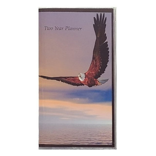 2 Year USA Made Eagle Pocket 2026 2027 Calendar Planner with Note Pad ...