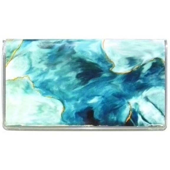 2 Year USA Made Ocean Blue Pocket Calendar 2026 2027 Planner with Note Pad