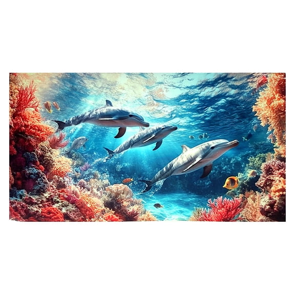 2 Year USA Made Sea Coral Dolphin Pocket Calendar 2026 2027 Planner with Note Pad