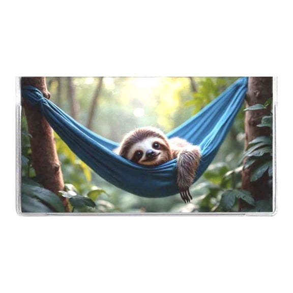 2 Year Sloth Hammock 2026 - 2027 Pocket Calendar Planner with Note Pad