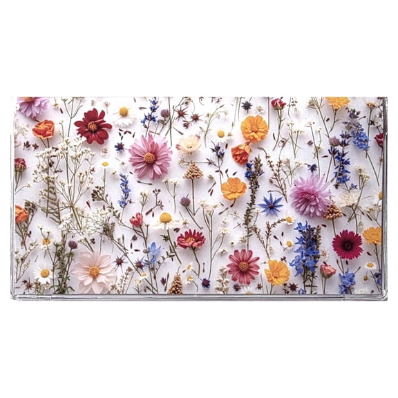2 Year USA Made Spring Flowers Pocket Calendar 2026 2027 Planner with Note Pad