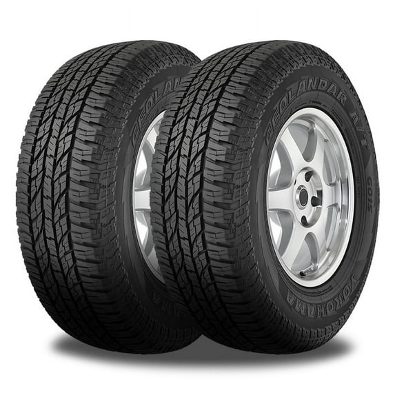 2 Yokohama GEOLANDAR A/T G015 225/60R18 104H All Terrain 60000 Mi Warranty 600AB 110101674 / 225/60/18 / 2256018