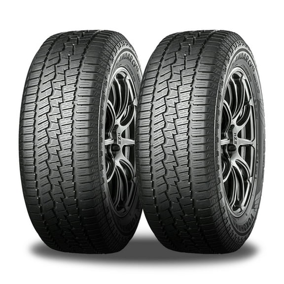 2 Yokohama Geolandar CV 4S 265/60R18 110V All Weather 60K Mileage Snow Rated 110156116 / 265/60/18 / 2656018