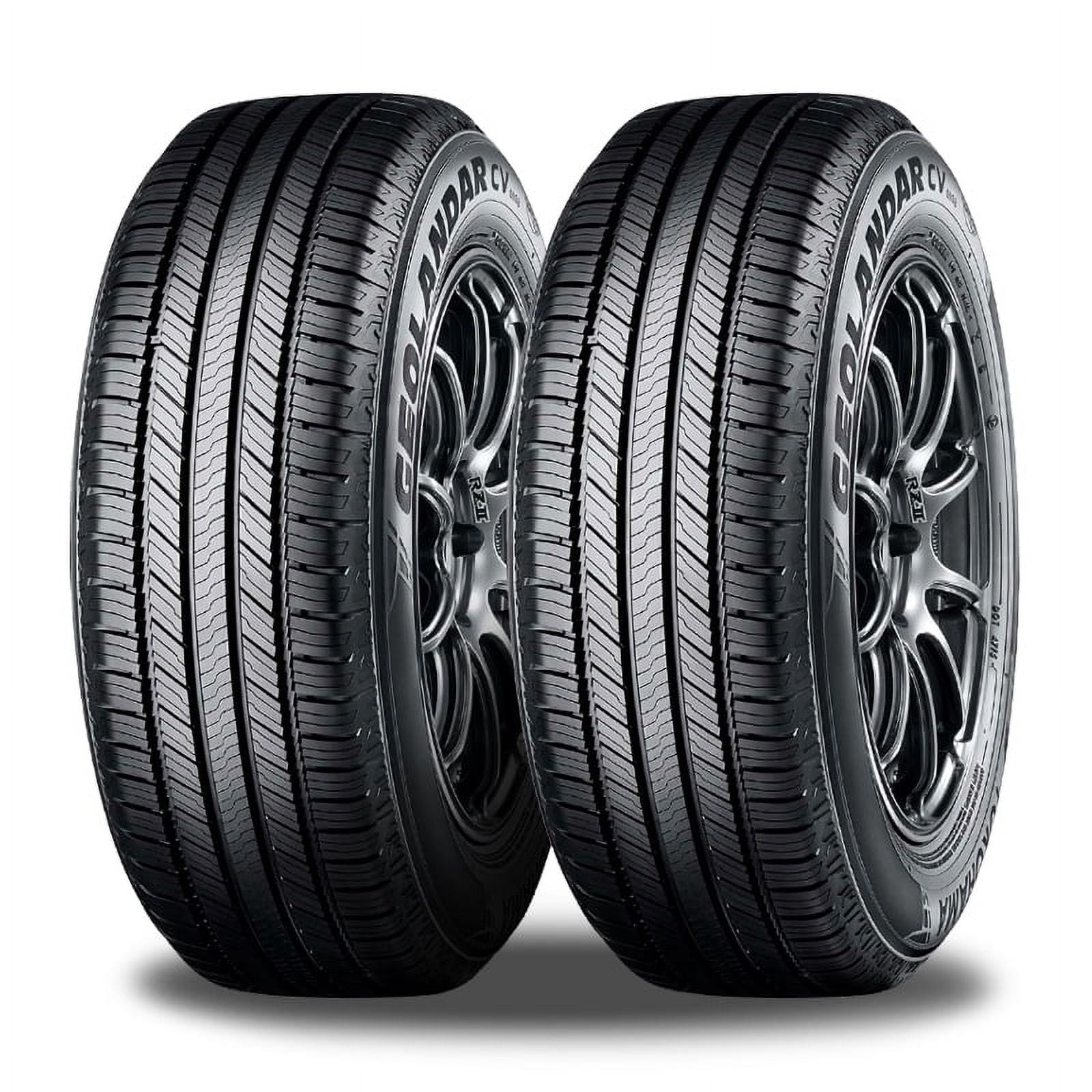 ② たけ　225 65 17 Pair,2-Used-225/65R17 Yokohama YK-CTX 102H 9.5/32 DOT 3820