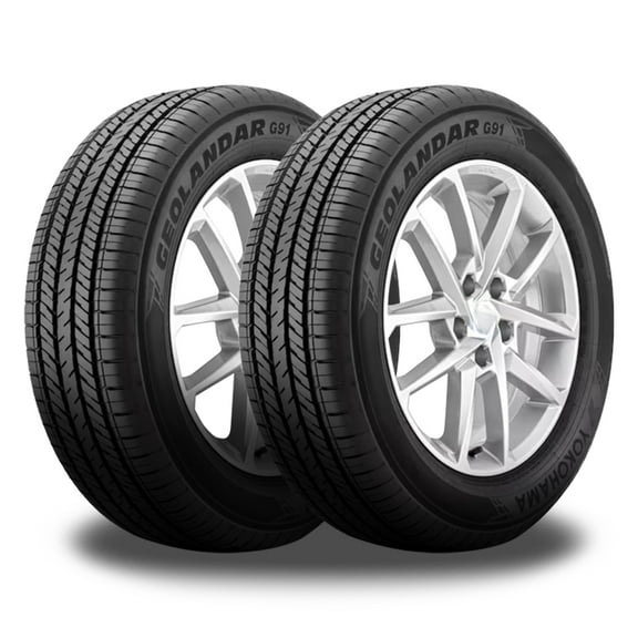 2 Yokohama Geolandar G91A / G91AV 225/65R17 100H All Season Truck SUV CUV Tires 110193229 / 225/65/17 / 2256517