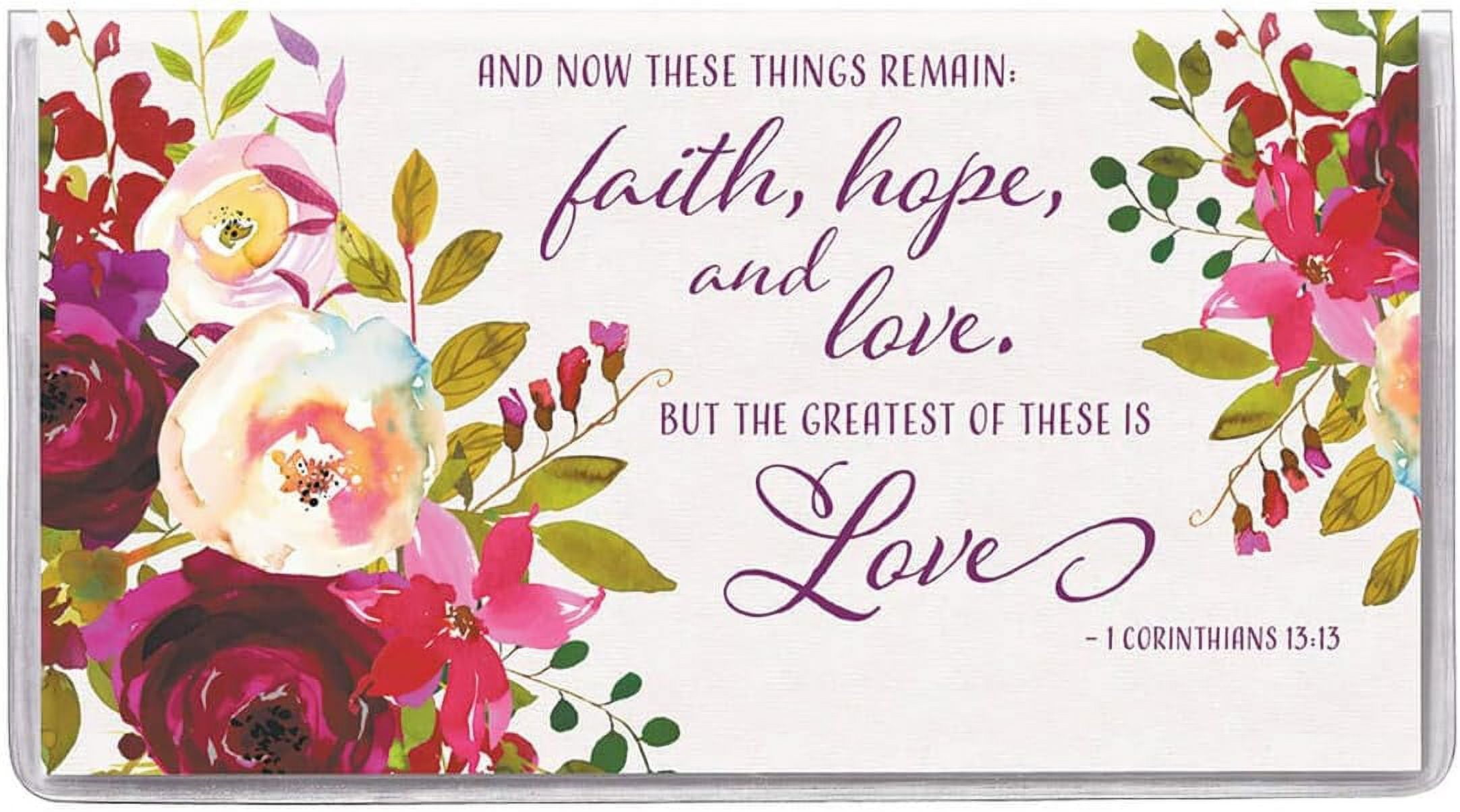 2 Yr. Planner Faith Hope Love Floral, 20232024 Pocket Sized Calendar