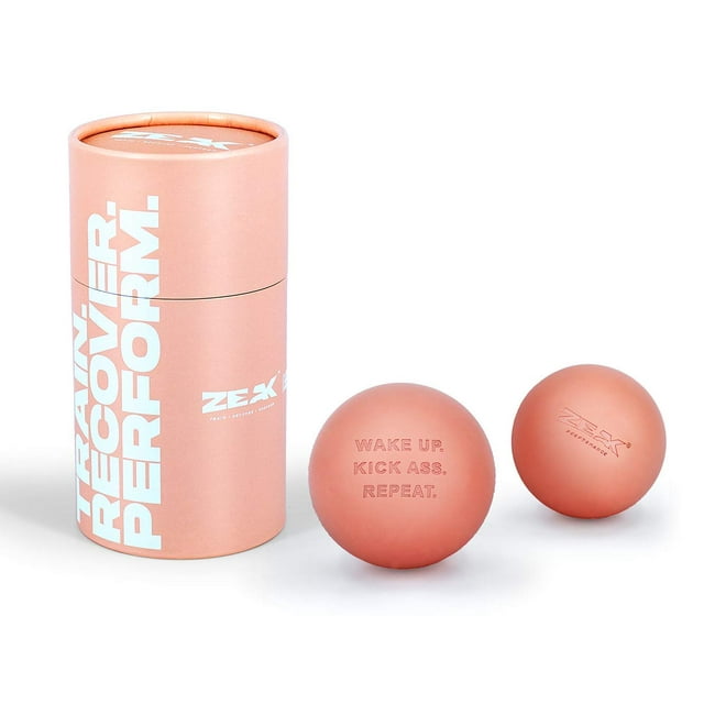 2 ZEAK Lacrosse Massage YPF5 Balls for Myofascial Release, Therapy