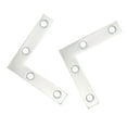 thumbnail image 1 of 2" Zinc-Plated Corner Braces for Reinforcing Corner Joints Pack of 10 With Screws, 1 of 4