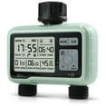 thumbnail image 1 of 2 Zone Water Timer, Hose Timer, Automatic Watering Timer for Gardens, Sprinkler Timer with Rain Delay / Child Lock /IP65 Waterproof, Large LCD Screen Irrigation Systems for Garden, 1 of 9