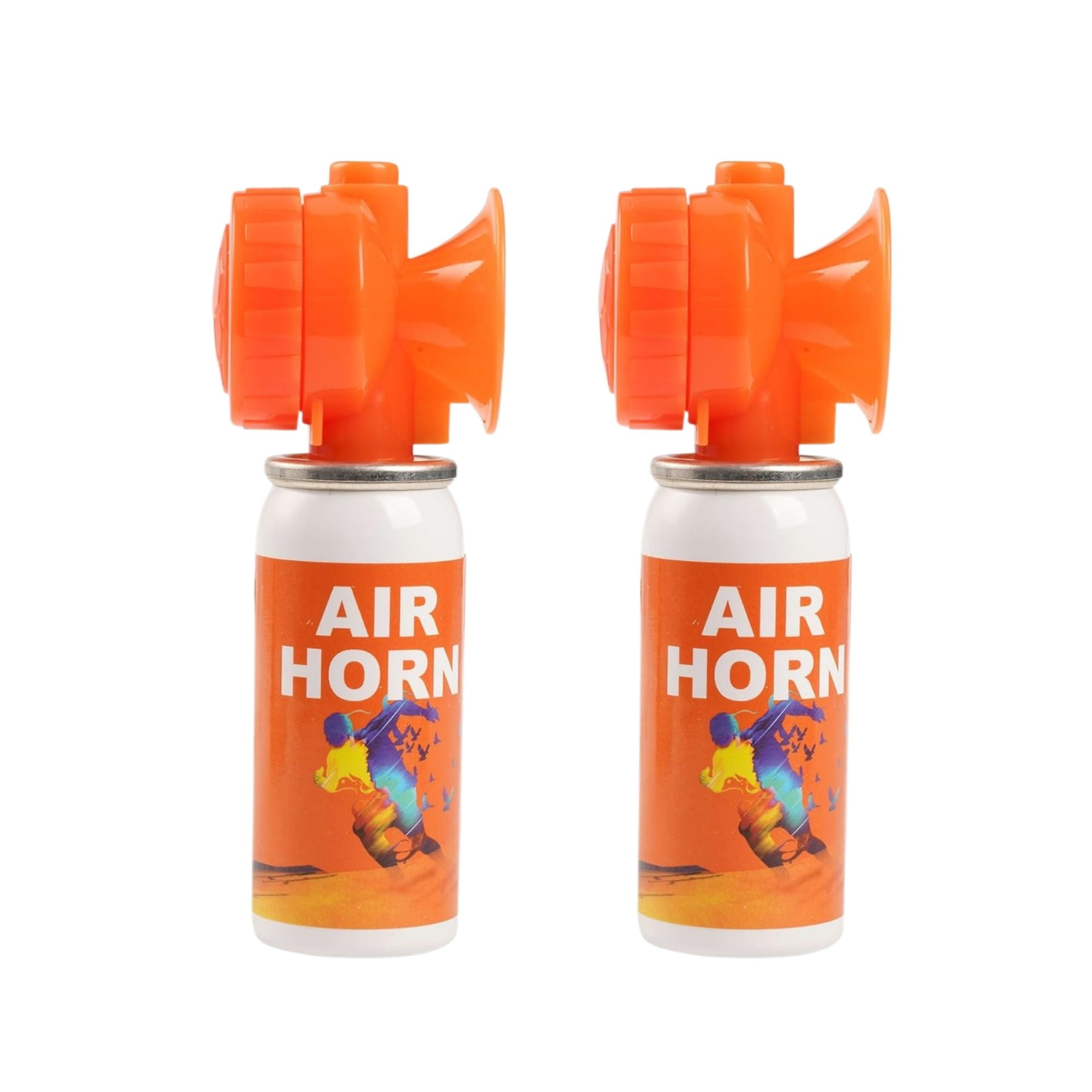 2 Mini Air Horn Portable hand held security safety Party Sports boat LOUD BLAST 1.4 OZ