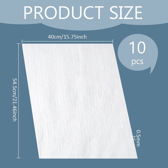 2 bag Crepe Paper Flower Packaging Paper Bouquet Wrapping Paper White 545x400x0.5mm