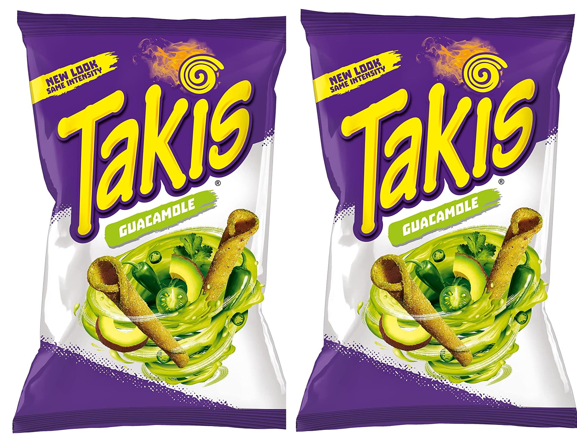 Takis Guacamole Tortilla Chips, Mild Flavor, 2 Bags, 9.9 oz