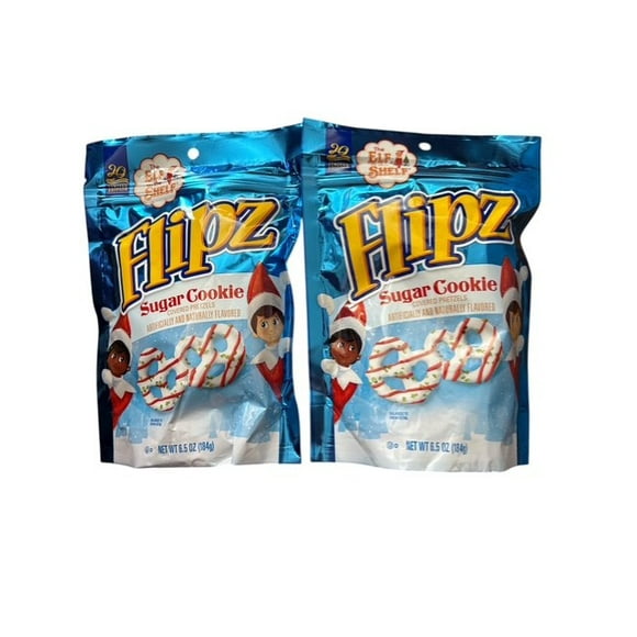 2 bags of  SUGAR COOKIE Flavored Covered Pretzels, LIMITED EDDITION