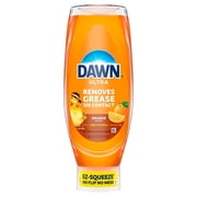 2 bottles Dawn Ultra, EZ Squeeze Dish Soap Orange, 22oz