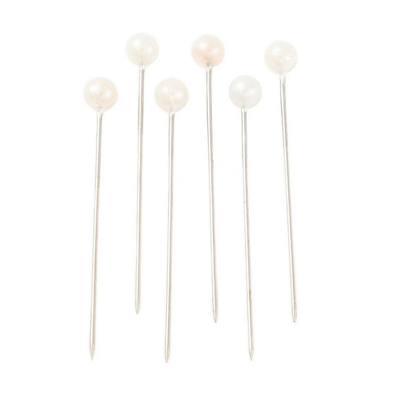 2 box Ball Head Pins Corsage Pins/Dress-making Pins Iron Needles White 37mm Pin: 1mm Ball: 4mm 600pcs/boxes