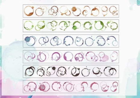 2 boxes - Watercolor Bubble Washi Tape, Bubble DIY Sticker Tape