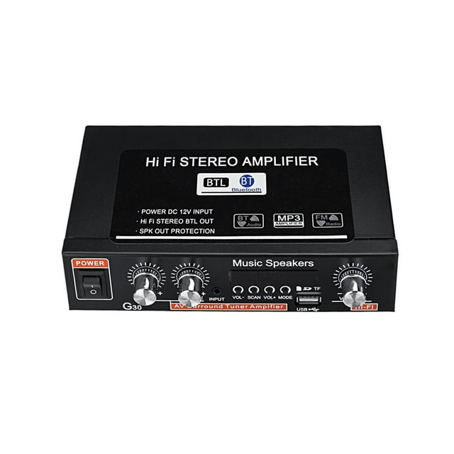 2channel HiFi Stereo Audio Car Amplifier Car Audio Bluetooth 2 Channel