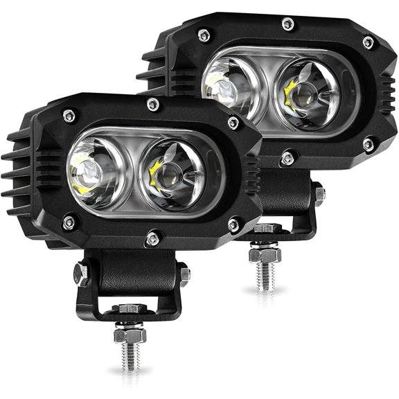 2 count 4 Inch LED Pod Lights, Off-Road Flood & Driving Cube Lights for , , ATV, UTV, SUV, Boat