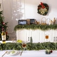 thumbnail image 1 of 2 count 6FT Christmas Cedar Garland - Thick & Lush Realistic Artificial Green Faux Cedar Pine  Garland for Christmas Winter  Mantel Fireplace Holiday Party Decor, 1 of 6